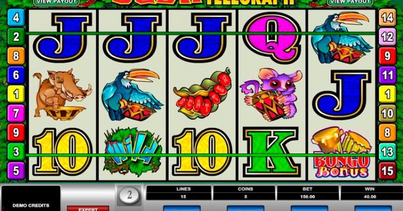Jogue Bush Telegraph, uma slot online da Microgaming slot online gratuitamente | Casino Portugal