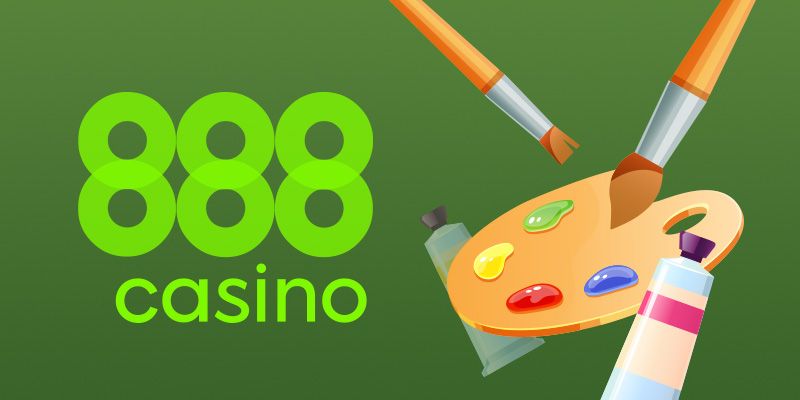 Banner com o logótipo do 888casino