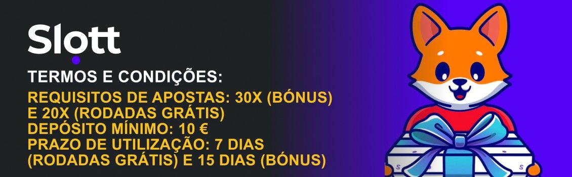 Termos e condições do bónus no Slott Casino