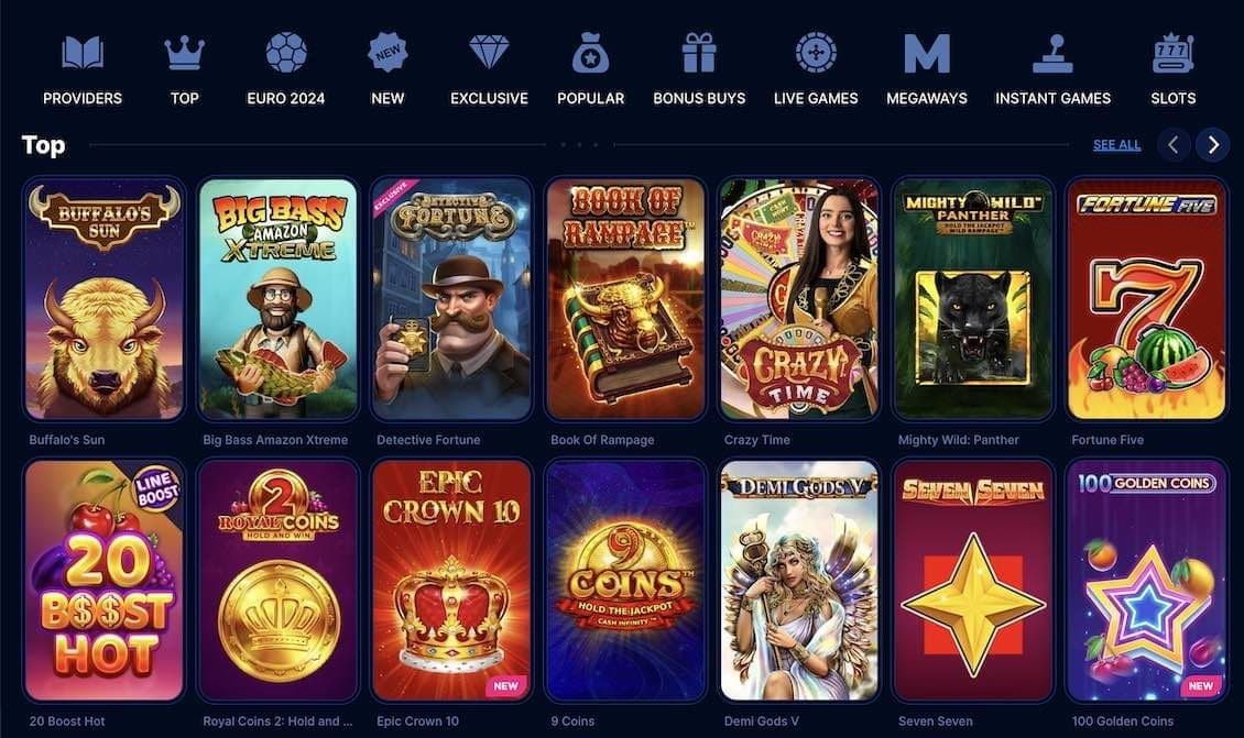 Jogos de casino Boomerang-bet