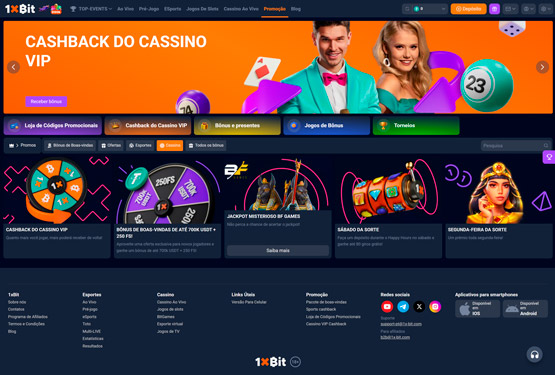 1xBit Casino Promoções