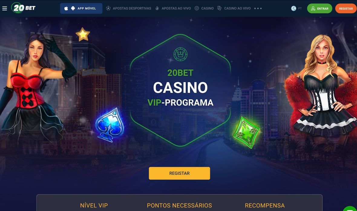 Programa Vip página do 20Bet casino