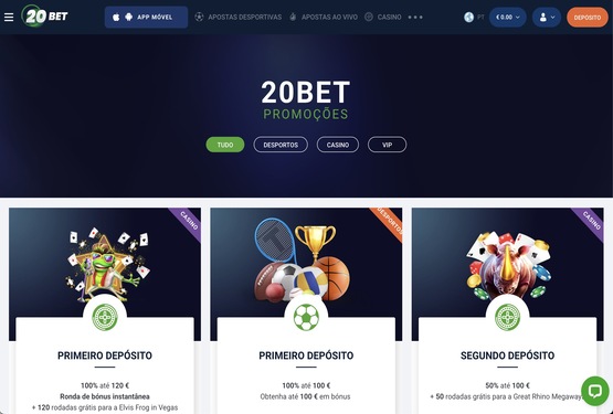 20Bet Promoções