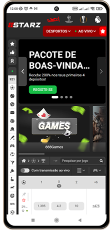 Versão móvel do casino 888Starz