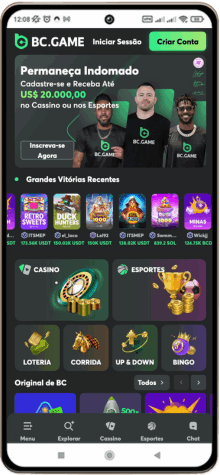 Versão móvel do casino BC.GAME