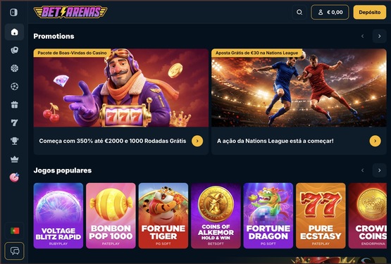 BetArenas Lobby