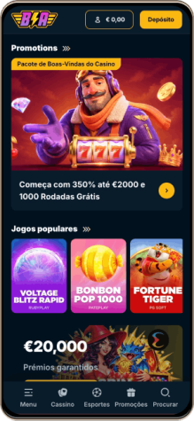 Versão móvel do casino BetArenas