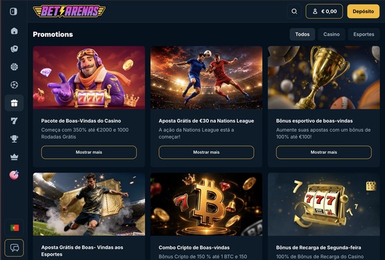 BetArenas Promoções