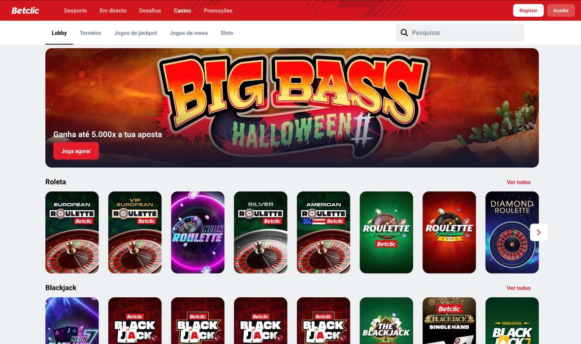 Jogos de Betclic casino