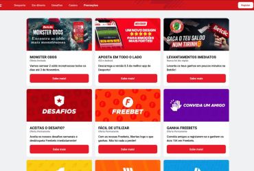 Página de bónus do Betclic casino
