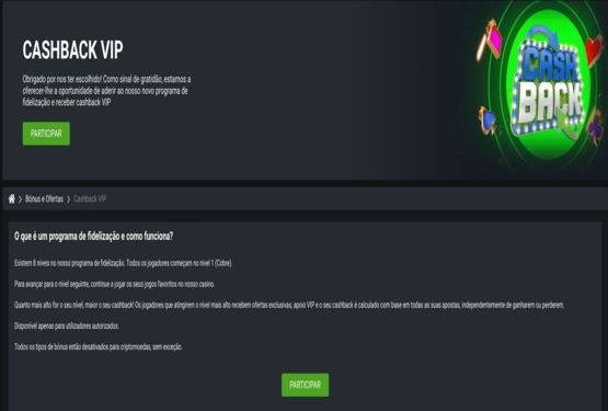 Cashback VIP do Casino Betlabel