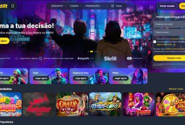 Página principal do Bettilt casino 