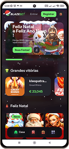 Versão móvel do casino BlazeBet