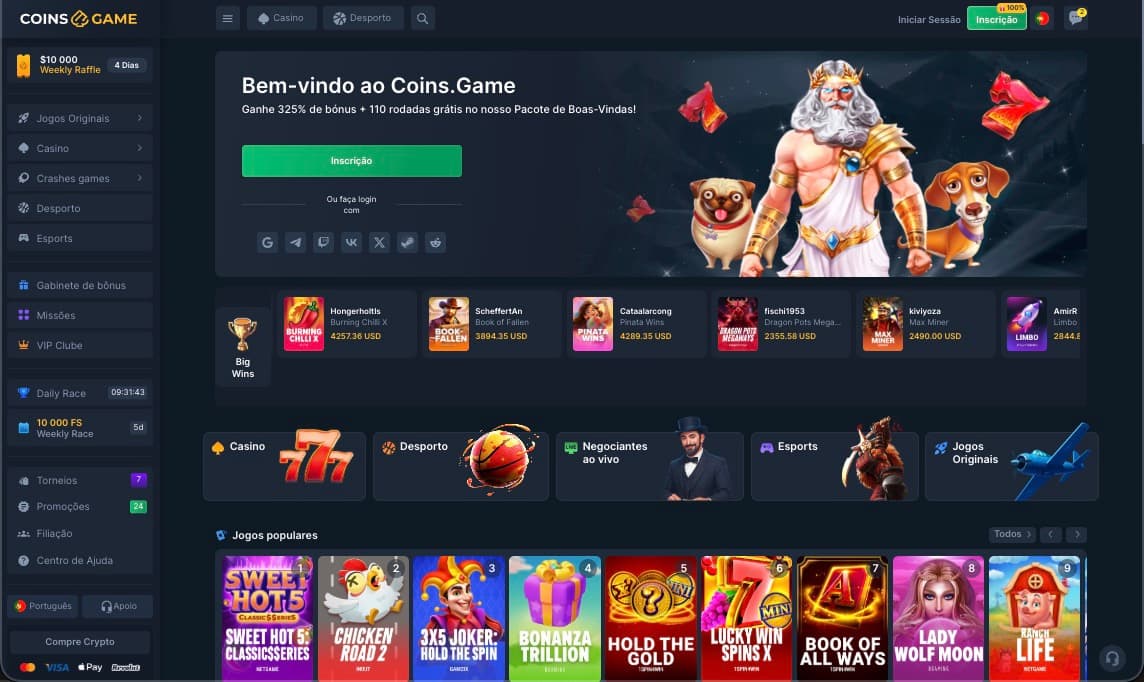 Coinsgame Lobby
