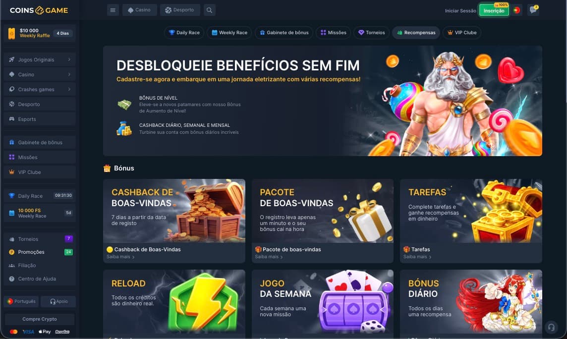 Coinsgame Promoções