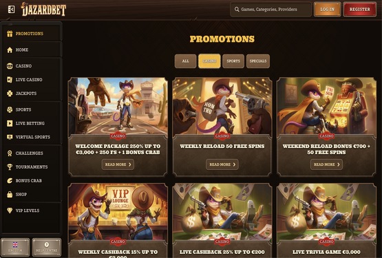 Dazardbet Promoções