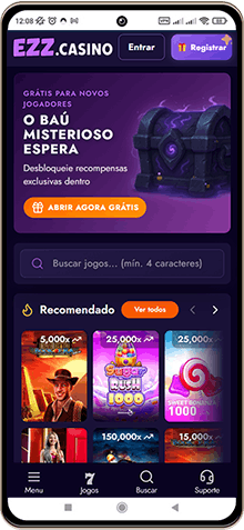 Versão móvel do Ezz Casino