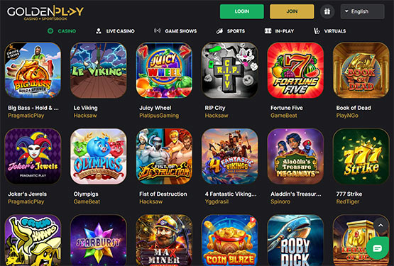Slots de vídeo Goldenplay