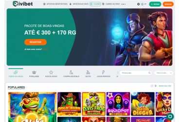 IviBet casino – página principal