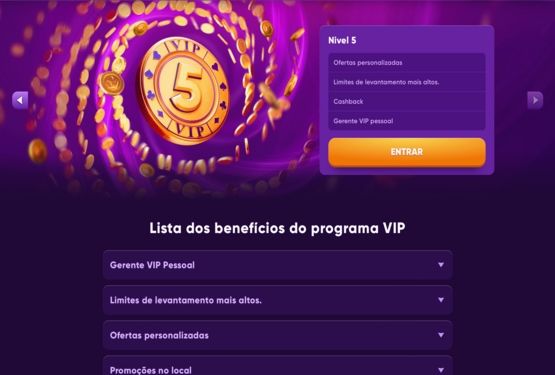 Programa VIP do Kingmaker Casino