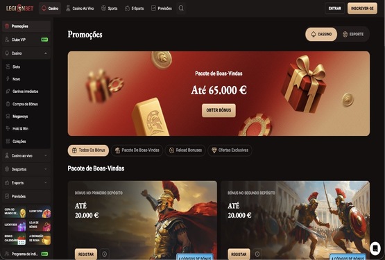 Legionbet Promoções