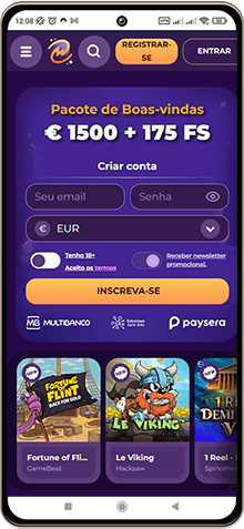 Versão móvel do casino Milkyway