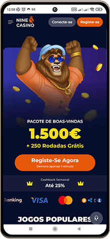 Versão móvel do casino Nine