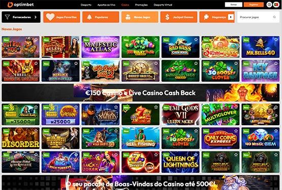 Novos jogos da OptimBet
