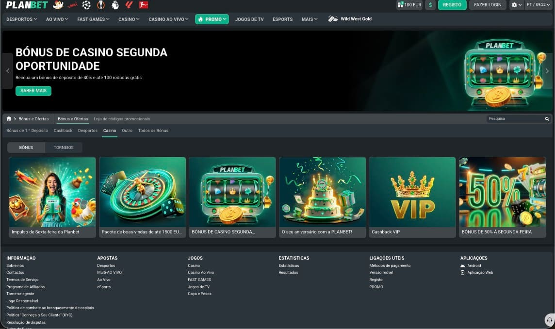 Planbet Promoções