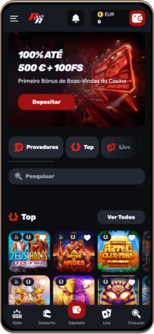 Versão móvel do casino RedRacer