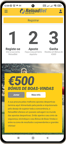 Versão móvel do casino ReloadBet