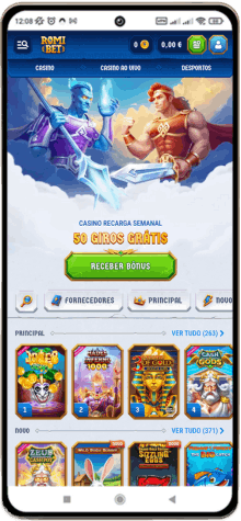 Versão móvel do casino Romibet