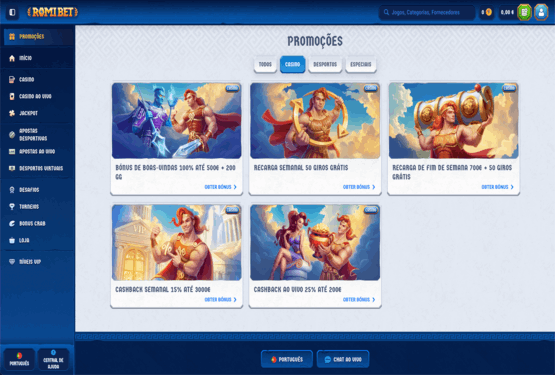 Romibet Promoções