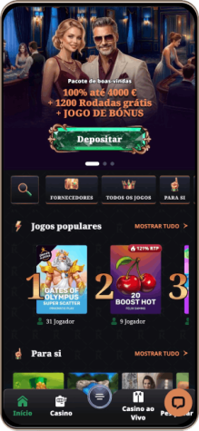 Versão móvel do casino RoyalXO