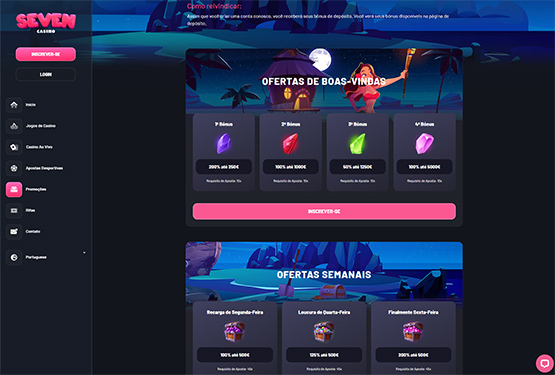 Promoções do Seven Casino
