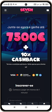 Versão móvel do casino Seven