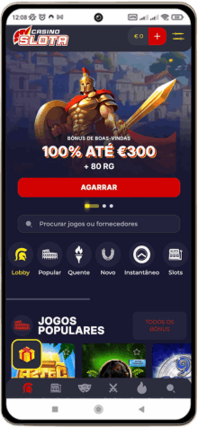 Versão móvel do casino Slota