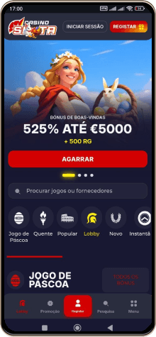 Versão móvel do casino Slota
