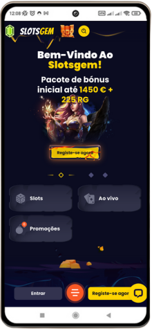 Slotsgem casino versão móvel