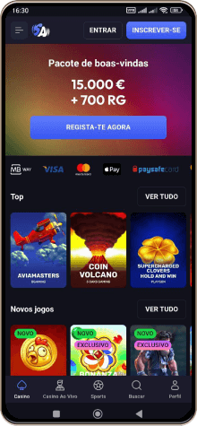 Versão móvel do casino Spin Aura