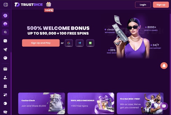 Trustdice Lobby
