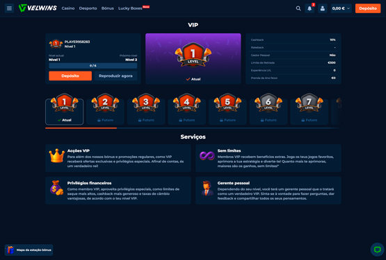 Casino VIP Velwins