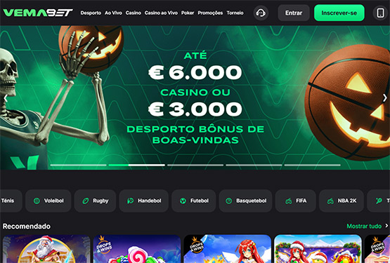 Saguão do Casino Vemabet