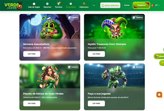 Verde Casino Promoções