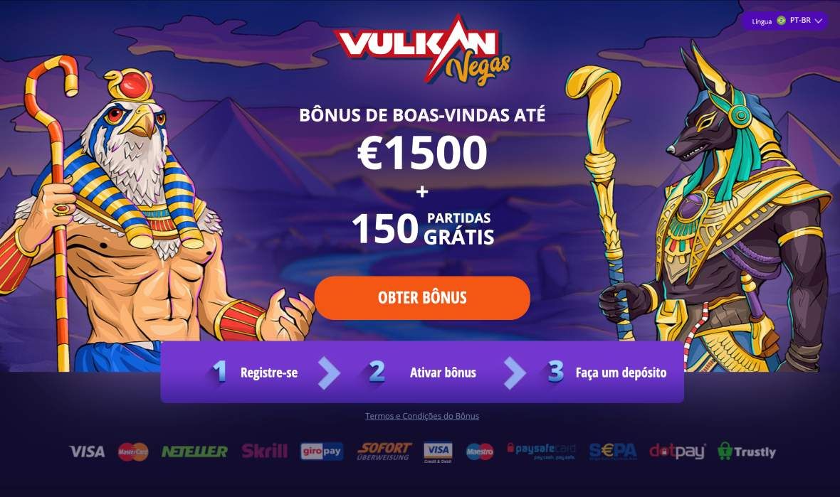 Oferta exclusiva do Vulkan Vegas casino