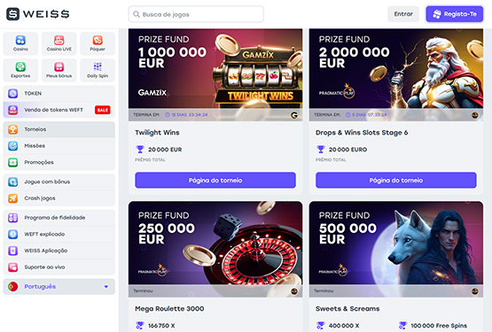 Casino Weiss Torneios