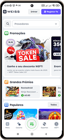 Versão móvel do casino Weiss