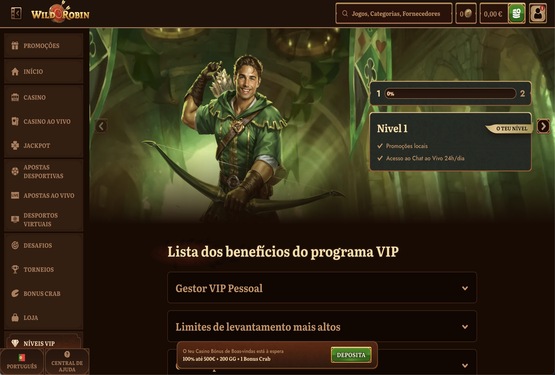 Wild Robin VIP