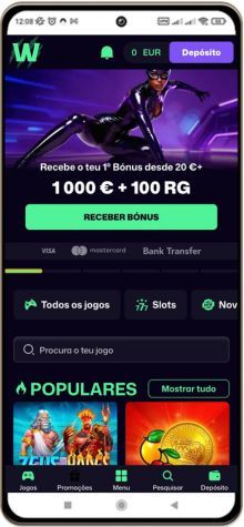Versão móvel do casino WinBeast
