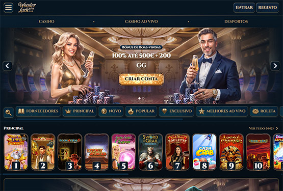 Wonderluck casino Lobby